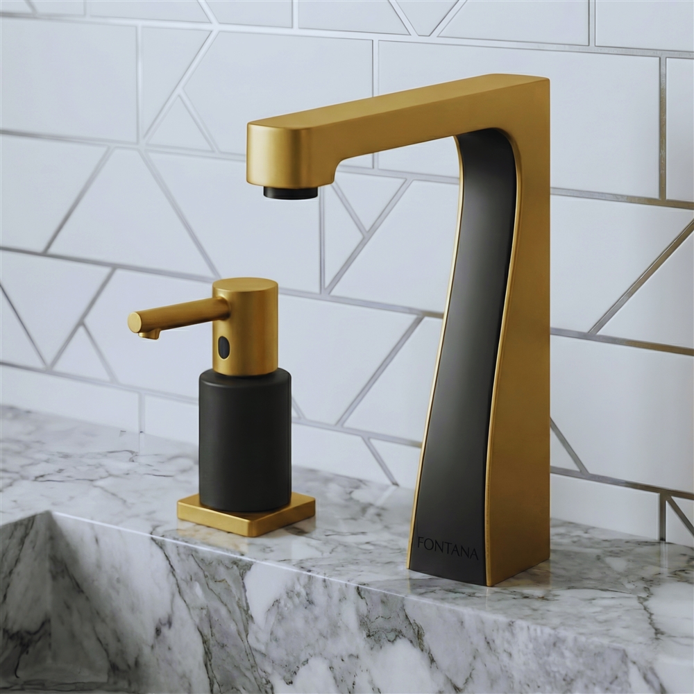 Brushed Gold Black